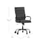 Flash Furniture Black LeatherSoft Roller Wheel Executive Chair GO-2286H-BK-BK-RLB-GG - alternate 2